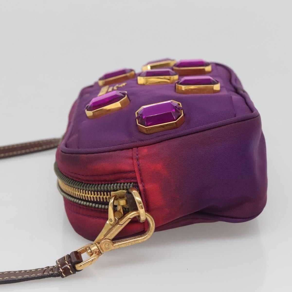 Prada Prada Tessuto pietre Crossbody Crystal Size ONE SIZE - 3 Thumbnail