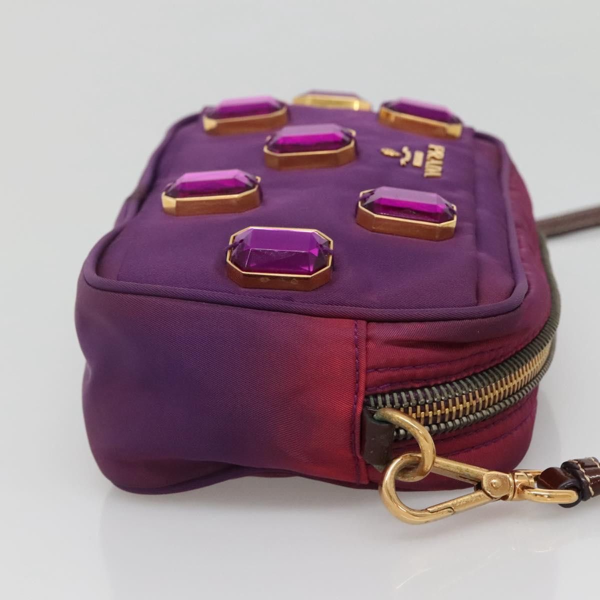 Prada Prada Tessuto pietre Crossbody Crystal Size ONE SIZE - 4 Thumbnail