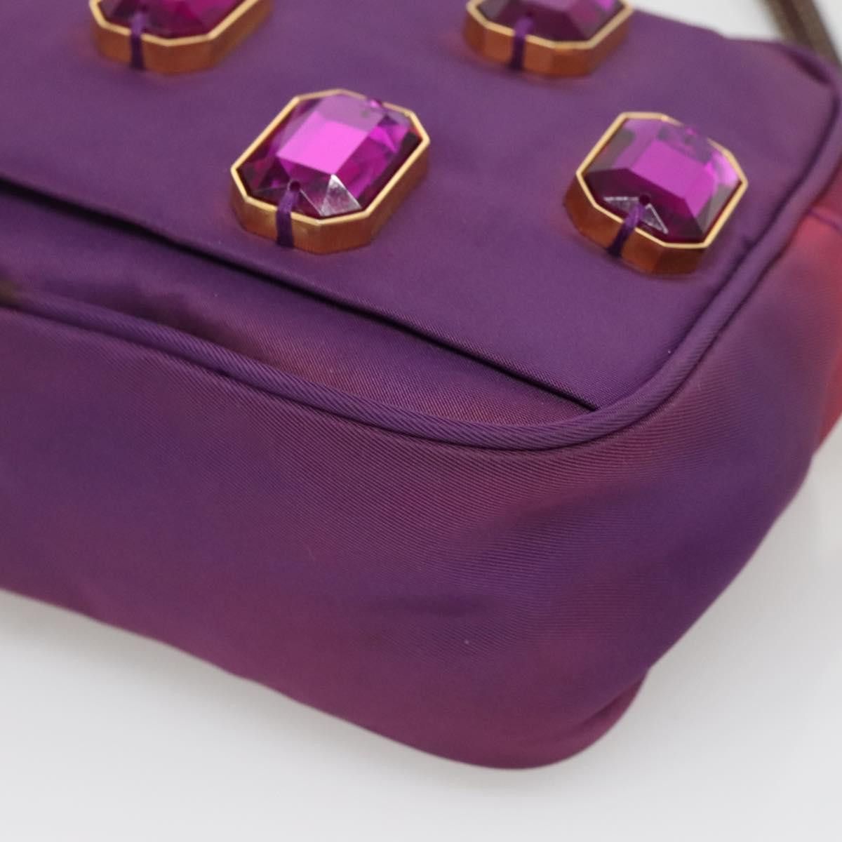 Prada Prada Tessuto pietre Crossbody Crystal Size ONE SIZE - 10 Thumbnail
