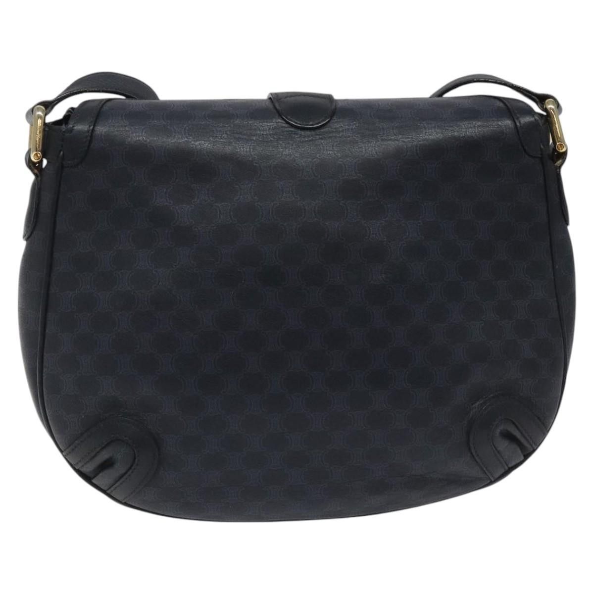 Celine Celine Vintage Macadam Shoulder Bag Canvas and Leather Size ONE SIZE - 2 Thumbnail