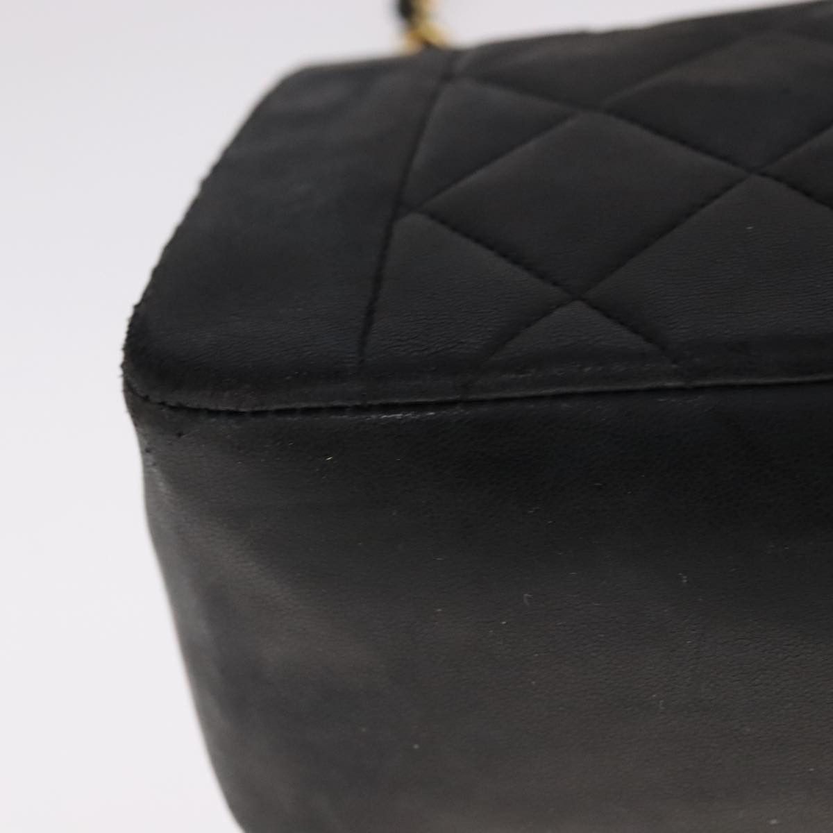 Chanel Chanel Vintage Diana Flap Bag Quilted Lambskin Size ONE SIZE - 12 Thumbnail