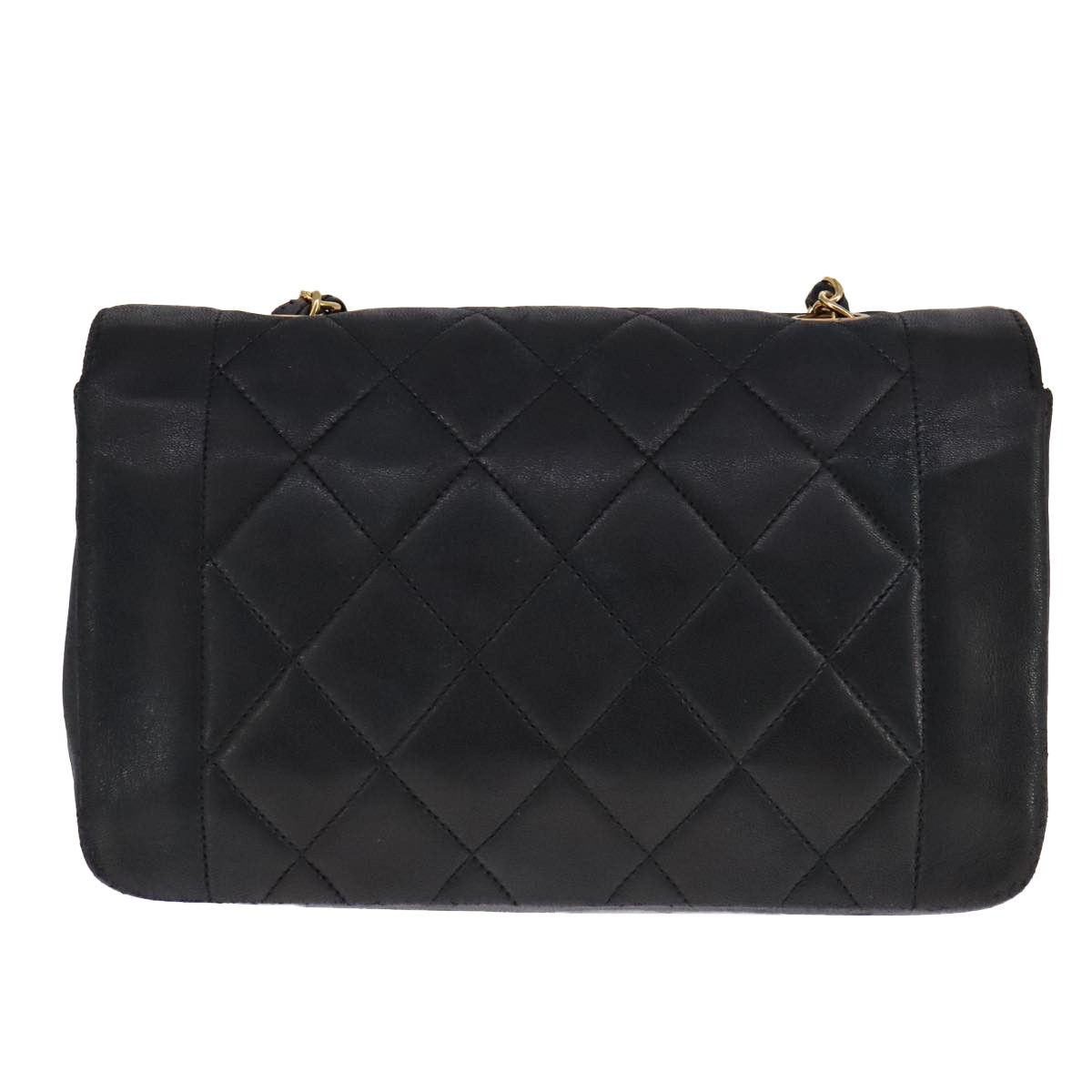 Chanel Chanel Vintage Diana Flap Bag Quilted Lambskin Size ONE SIZE - 3 Thumbnail
