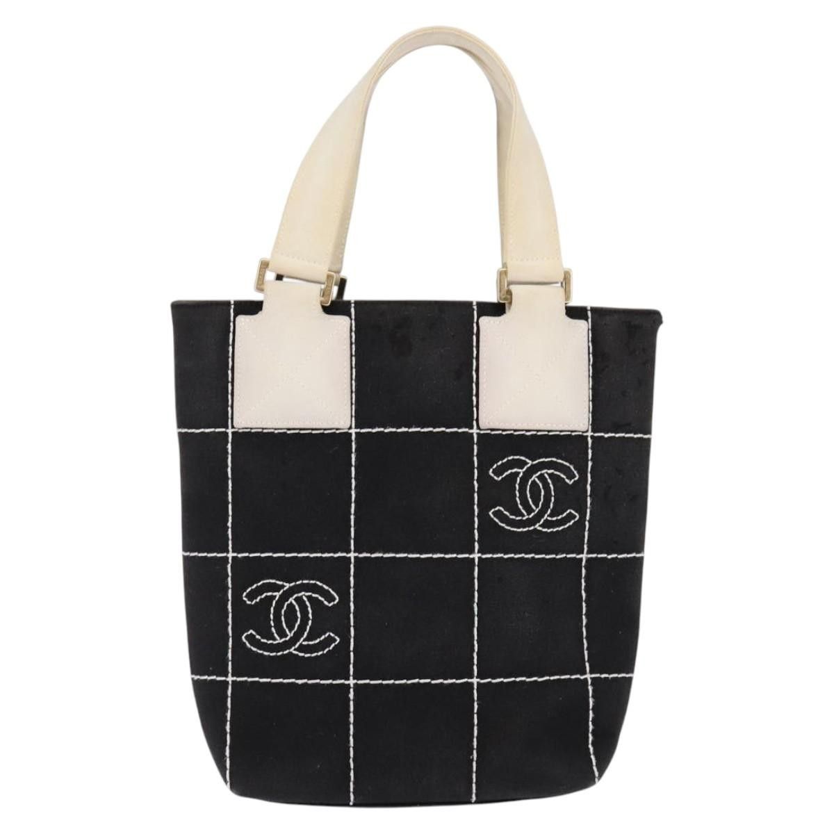 Chanel Chanel Chocolate Bar CC Logo Tote Canvas Size ONE SIZE - 2 Thumbnail