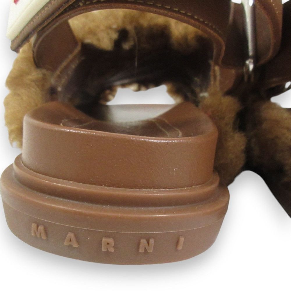 Marni Marni Marni FB CRISCROSS STRAP Sandals Leather Shoes FBMS015401 DUTY FREE for USA Size ONE SIZE - 10 Thumbnail