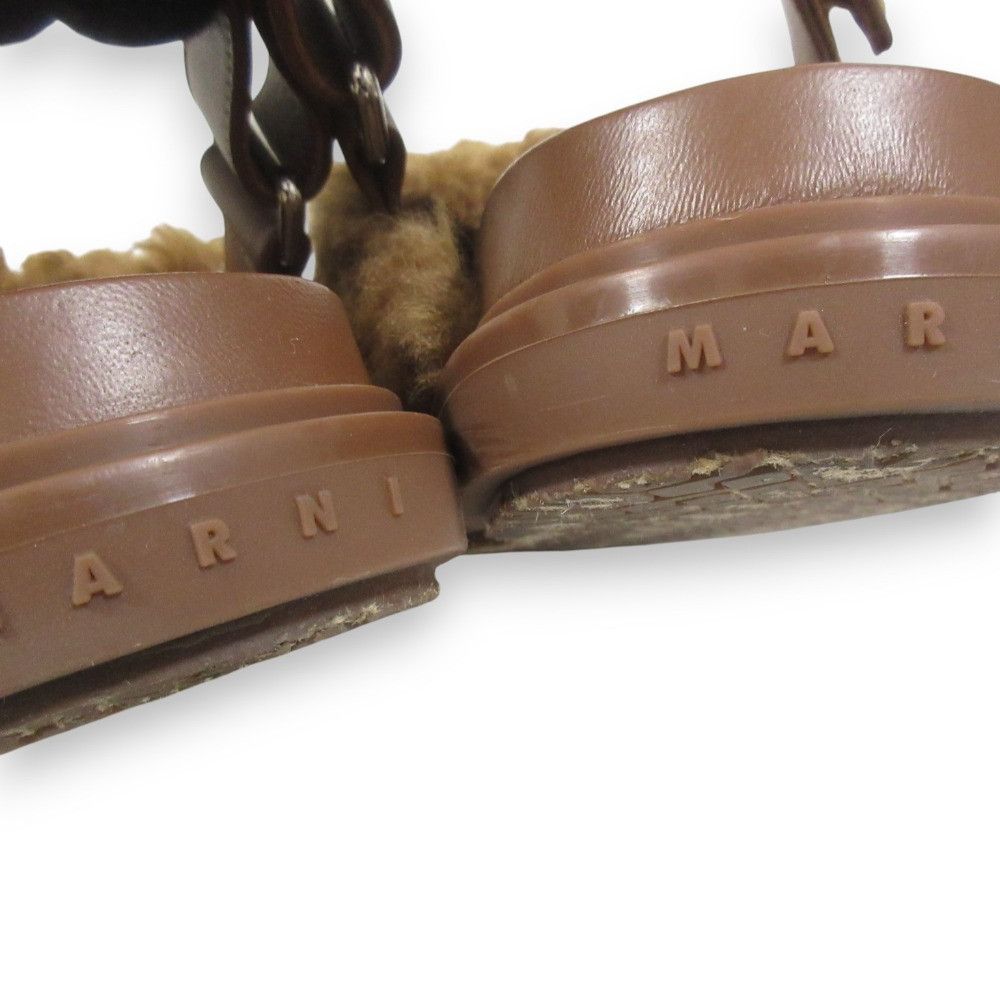 Marni Marni Marni FB CRISCROSS STRAP Sandals Leather Shoes FBMS015401 DUTY FREE for USA Size ONE SIZE - 14 Thumbnail