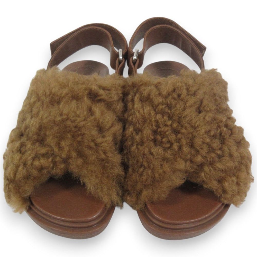 Marni Marni Marni FB CRISCROSS STRAP Sandals Leather Shoes FBMS015401 DUTY FREE for USA Size ONE SIZE - 3 Thumbnail