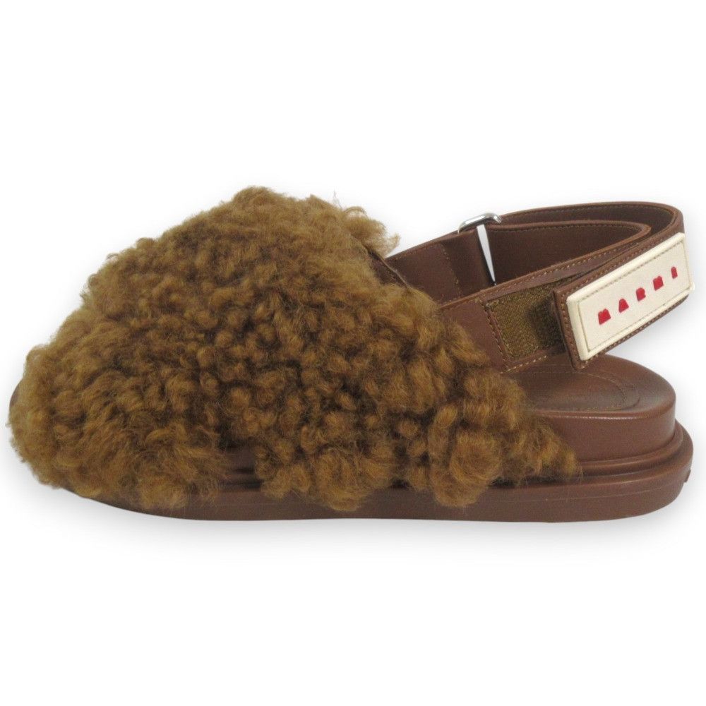 Marni Marni Marni FB CRISCROSS STRAP Sandals Leather Shoes FBMS015401 DUTY FREE for USA Size ONE SIZE - 2 Thumbnail