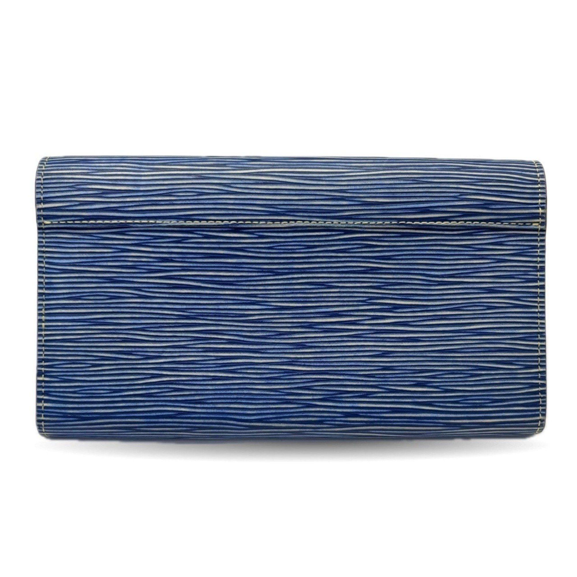 Louis Vuitton Louis Vuitton Portefeuille Twist Epi Denim Blue Long Wallet M60963 LOUIS VUITTON Size ONE SIZE - 2 Thumbnail