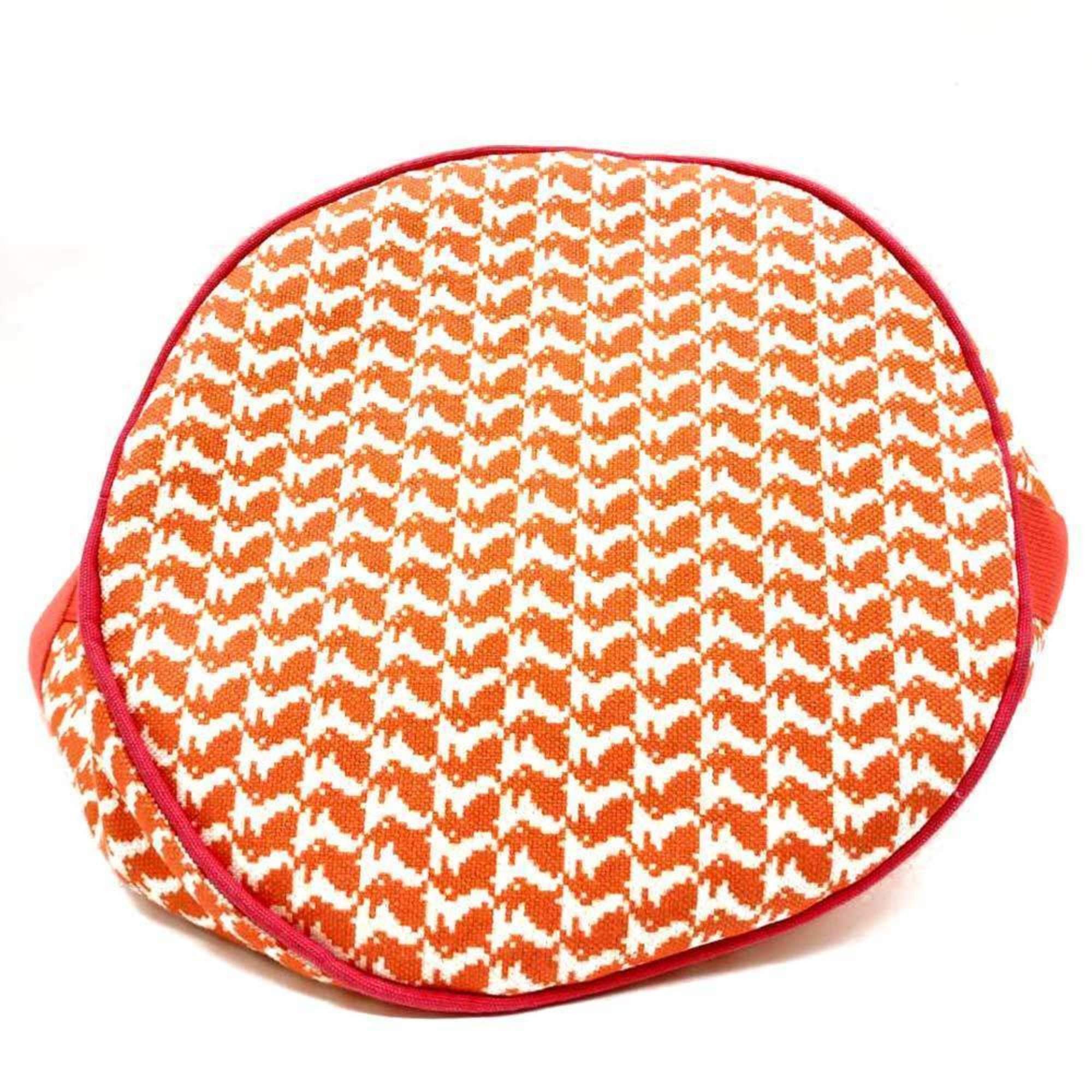 Hermes Hermès Animo Pixel Tote Bag Kids Line Canvas Orange Women's HERMES Size ONE SIZE - 3 Thumbnail