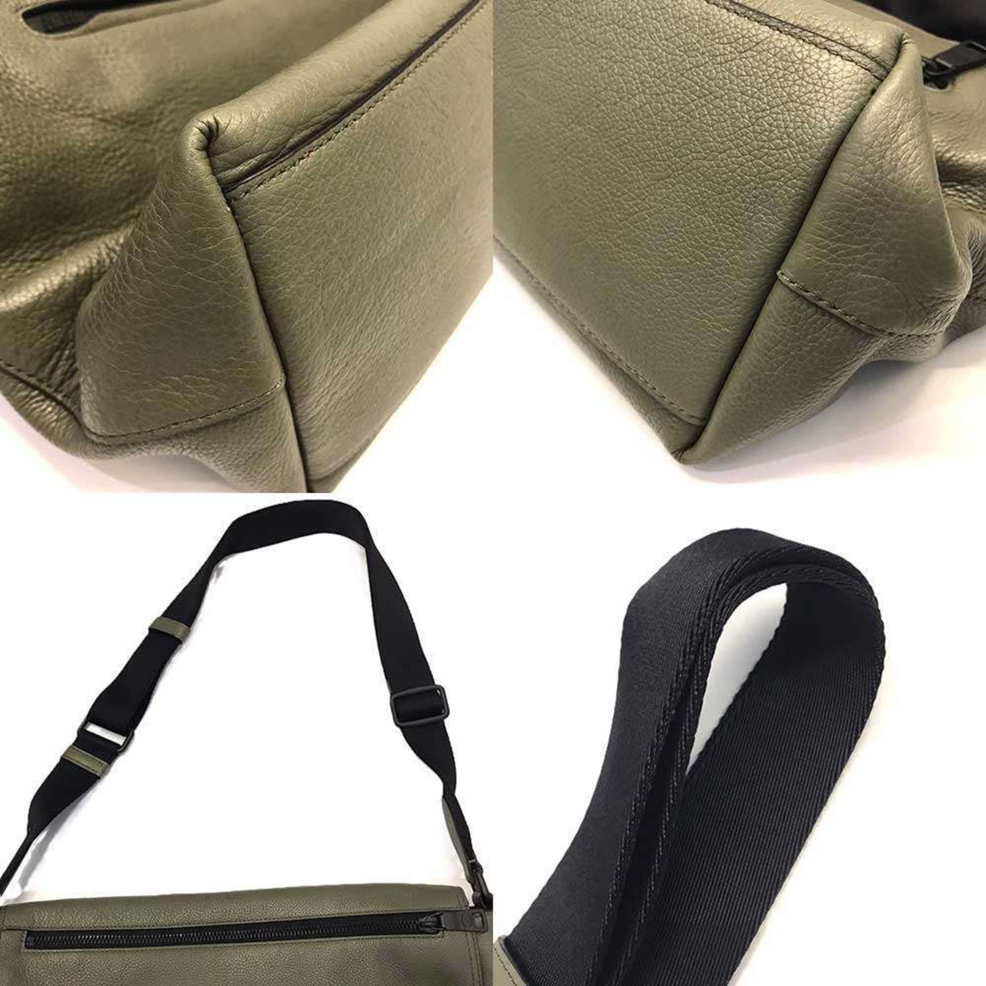 Coach Coach shoulder bag, khaki and green leather crossbody bag 71645 COACH Size ONE SIZE - 4 Thumbnail