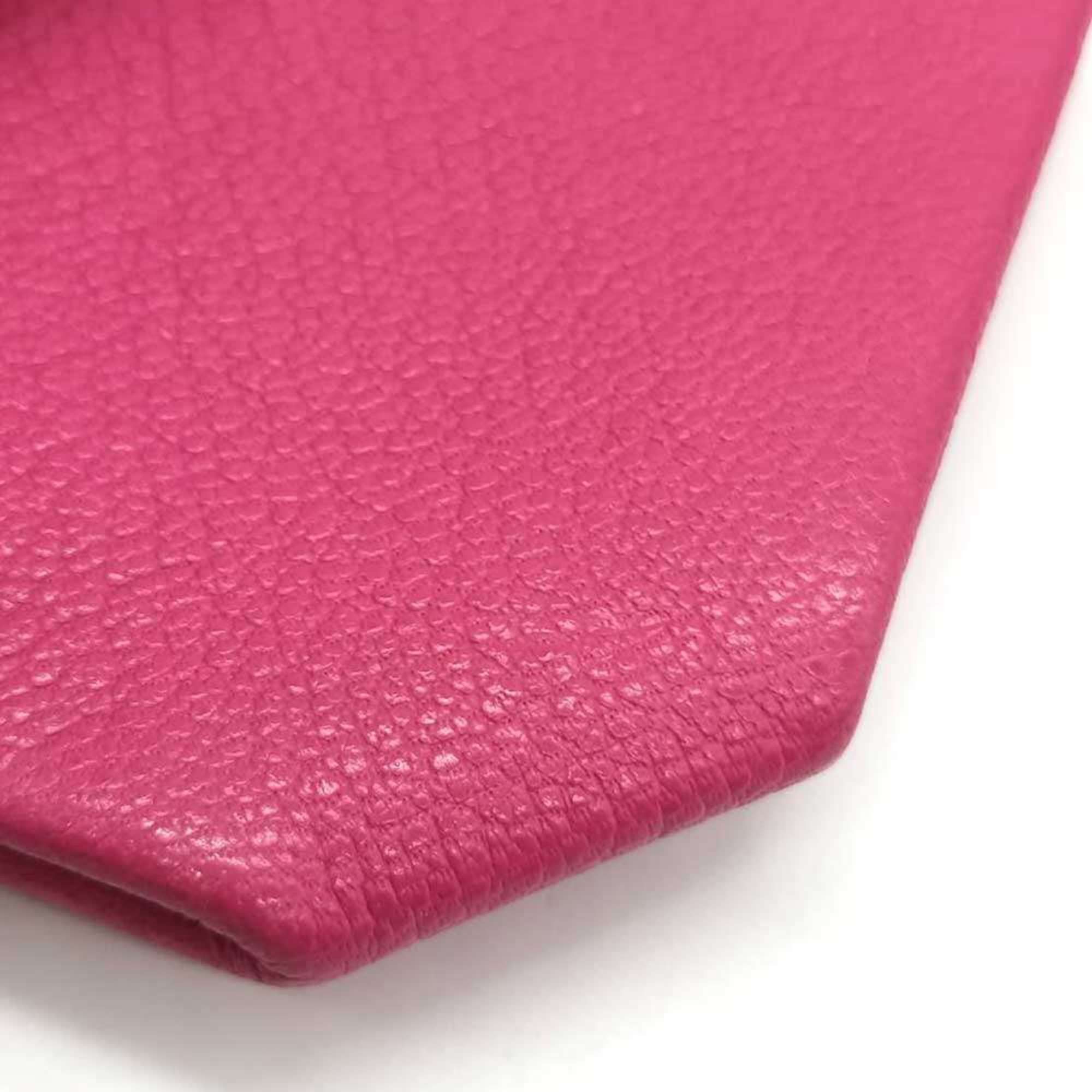 Hermes Hermes Levain Quatre Coin Case, Pink Chevre Leather Size ONE SIZE - 4 Thumbnail