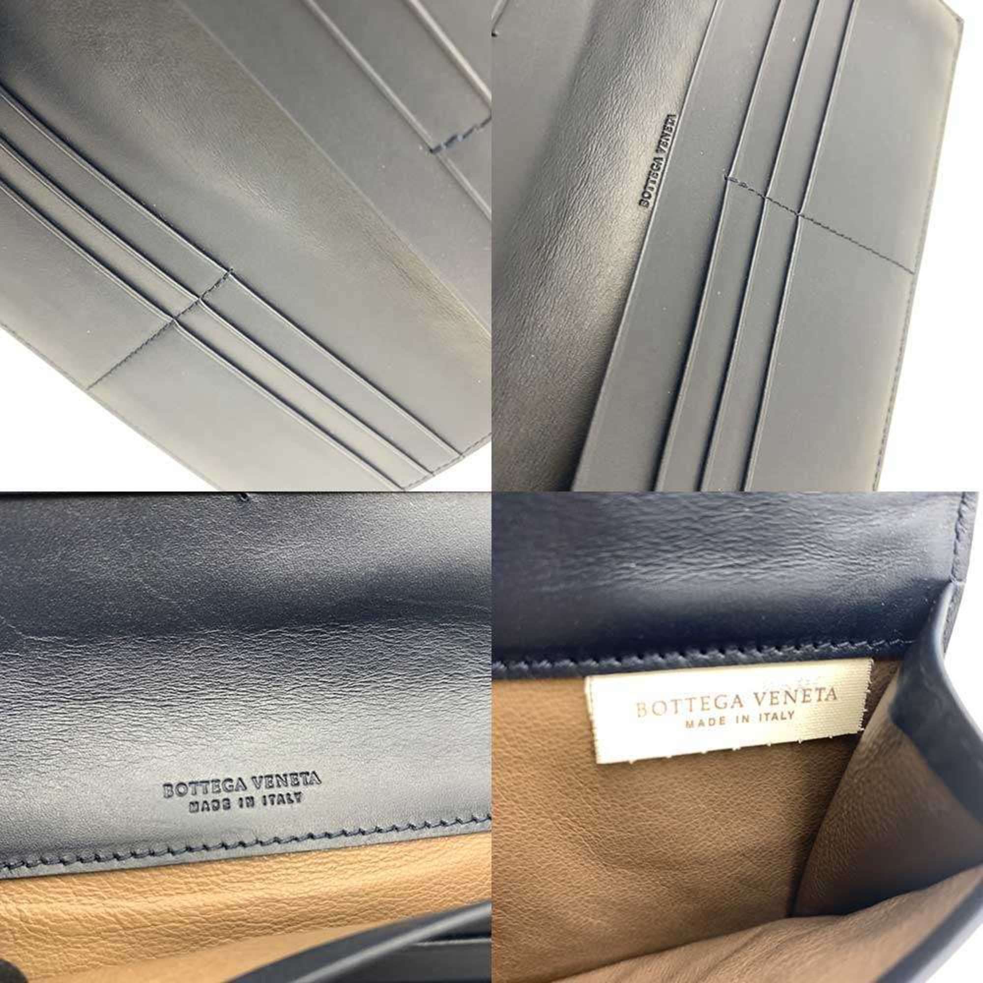 Bottega Veneta Bottega Veneta Intrecciato Wallet, Navy Size ONE SIZE - 5 Thumbnail