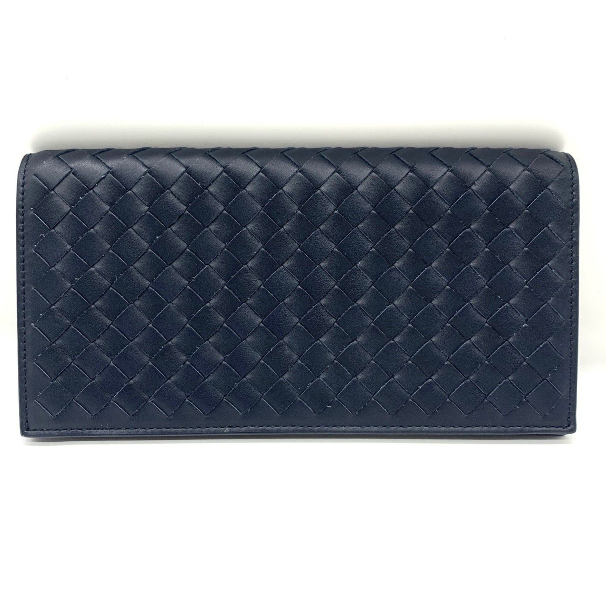 Bottega Veneta Bottega Veneta Intrecciato Wallet, Navy Size ONE SIZE - 2 Thumbnail
