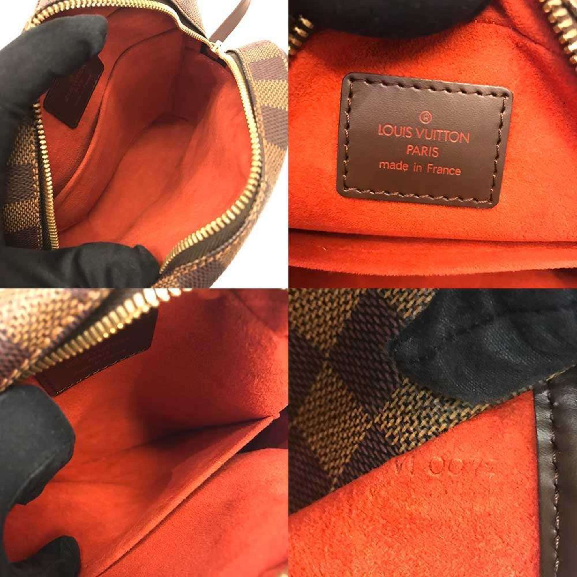 Louis Vuitton Louis Vuitton Ipanema PM Damier Ebene Shoulder Bag Brown Leather Pochette N51294 LOUIS VUITTON Size ONE SIZE - 6 Thumbnail