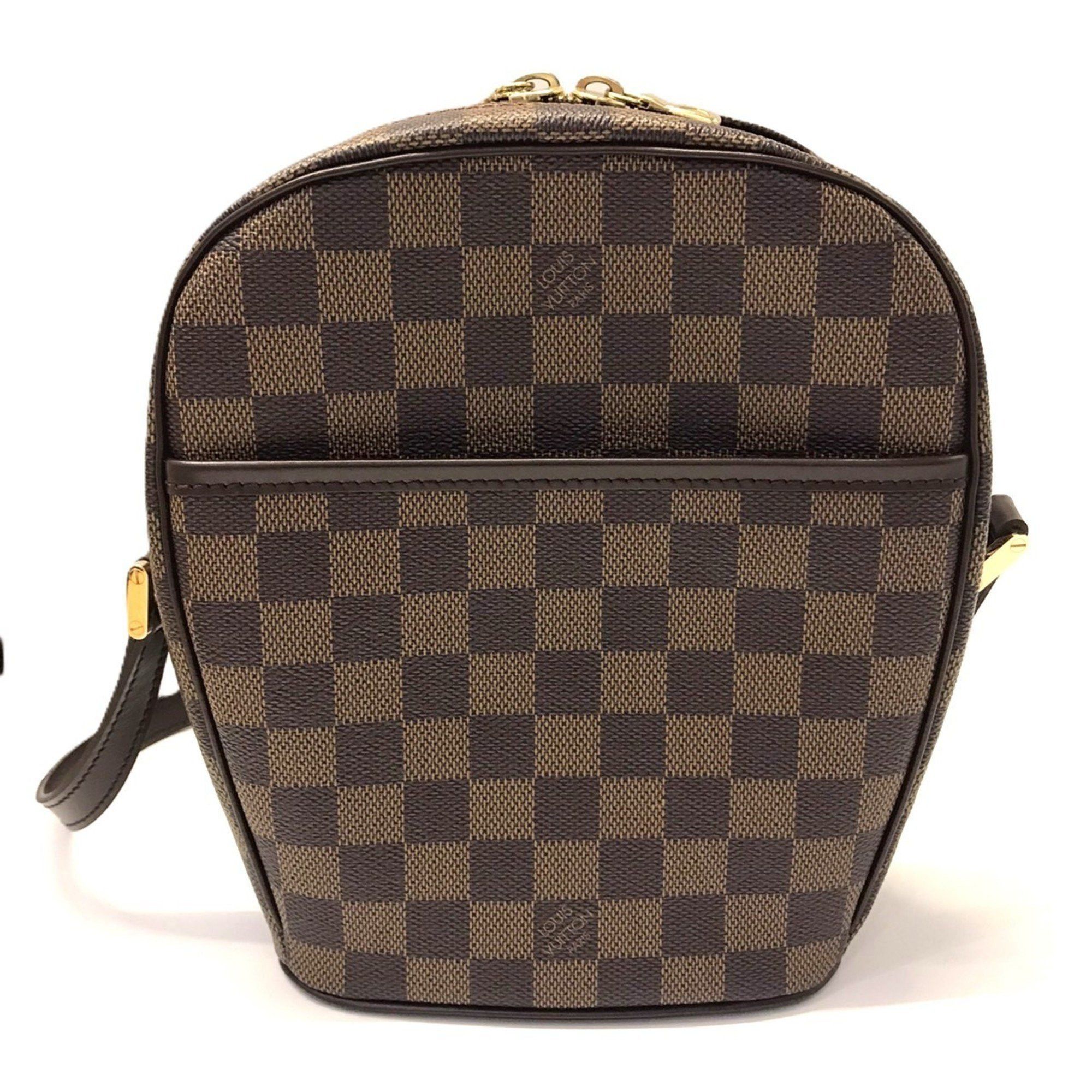 Louis Vuitton Louis Vuitton Ipanema PM Damier Ebene Shoulder Bag Brown Leather Pochette N51294 LOUIS VUITTON Size ONE SIZE - 2 Thumbnail