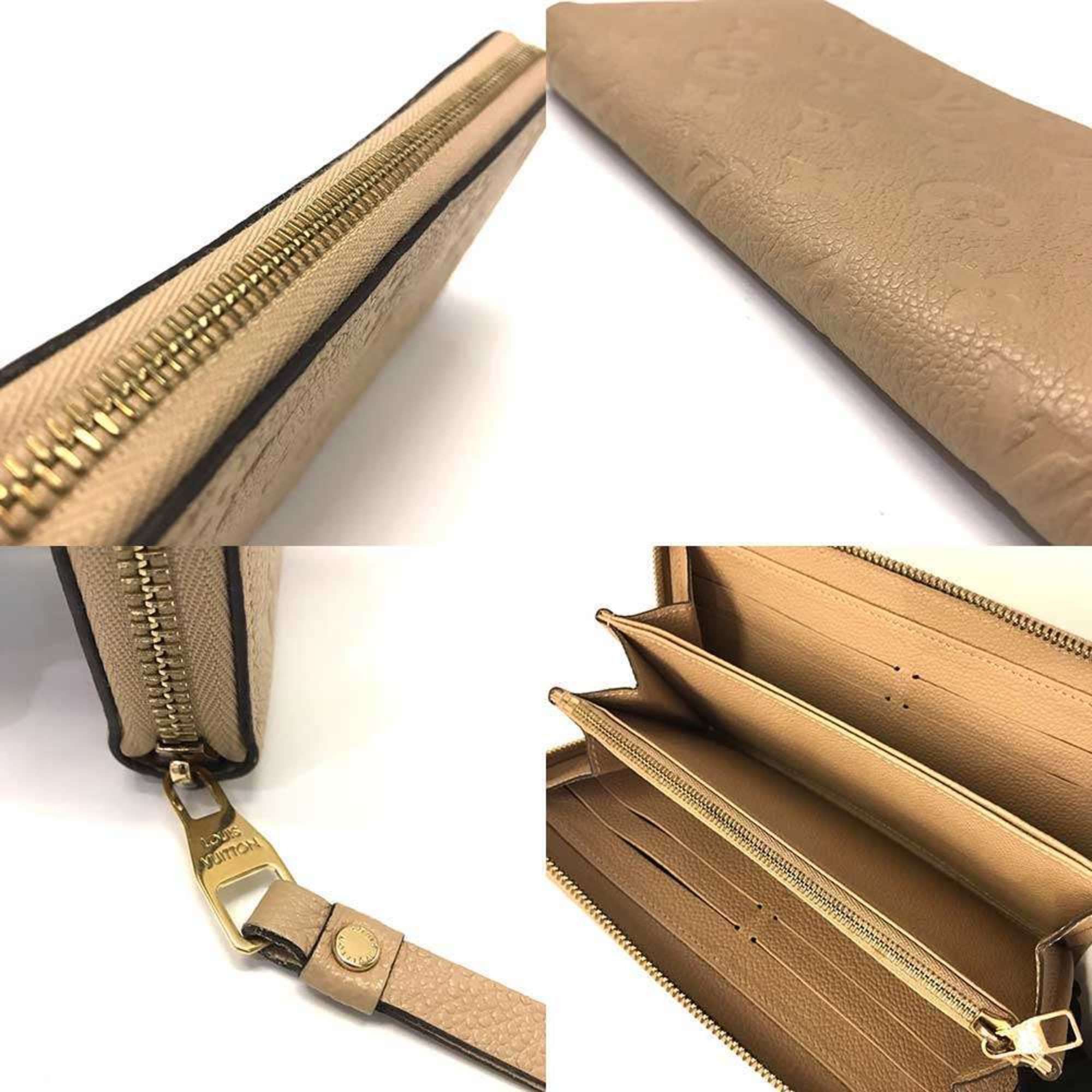 Louis Vuitton Louis Vuitton Zippy Wallet Monogram Empreinte Beige Dune Long M69034 LOUIS VUITTON Size ONE SIZE - 4 Thumbnail