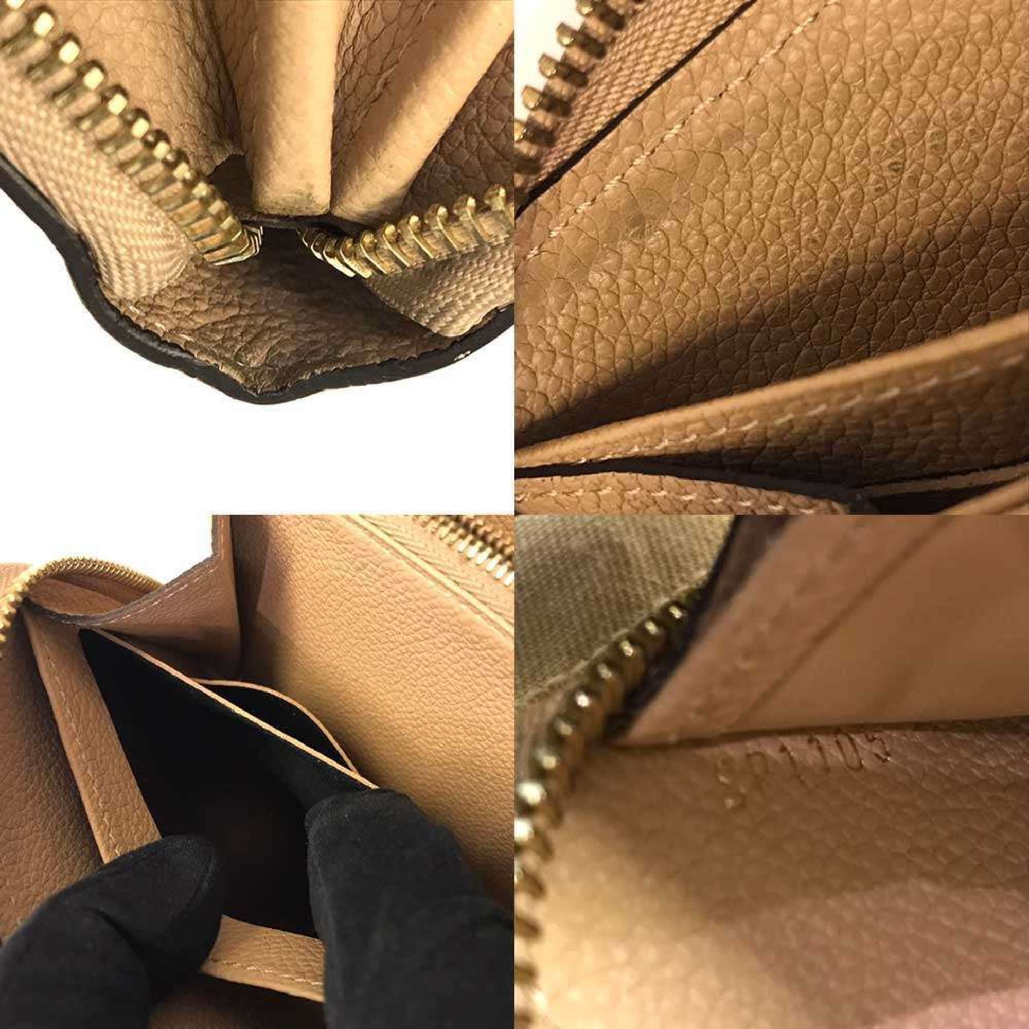 Louis Vuitton Louis Vuitton Zippy Wallet Monogram Empreinte Beige Dune Long M69034 LOUIS VUITTON Size ONE SIZE - 7 Thumbnail