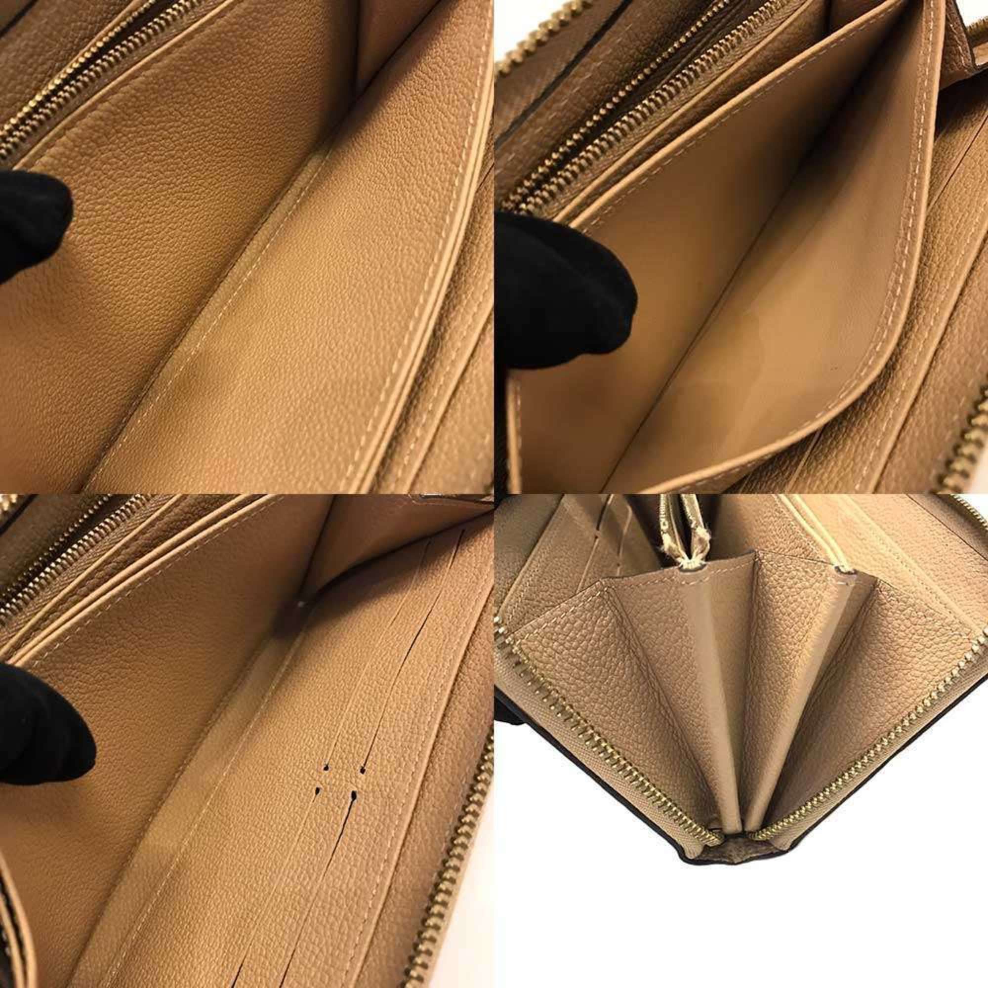 Louis Vuitton Louis Vuitton Zippy Wallet Monogram Empreinte Beige Dune Long M69034 LOUIS VUITTON Size ONE SIZE - 6 Thumbnail