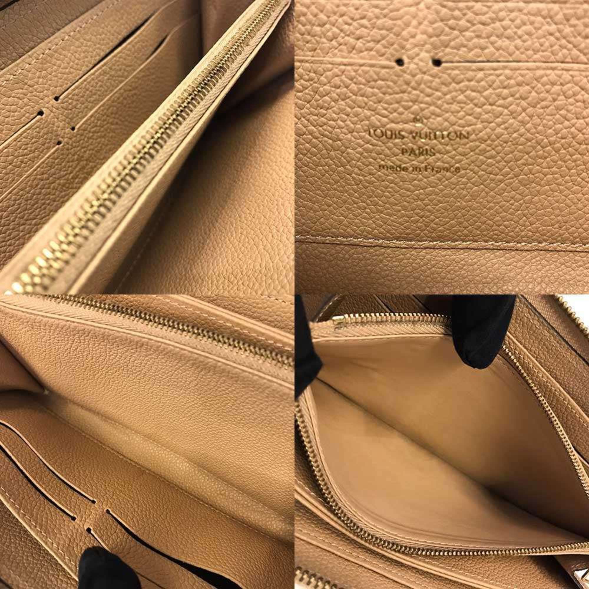 Louis Vuitton Louis Vuitton Zippy Wallet Monogram Empreinte Beige Dune Long M69034 LOUIS VUITTON Size ONE SIZE - 5 Thumbnail