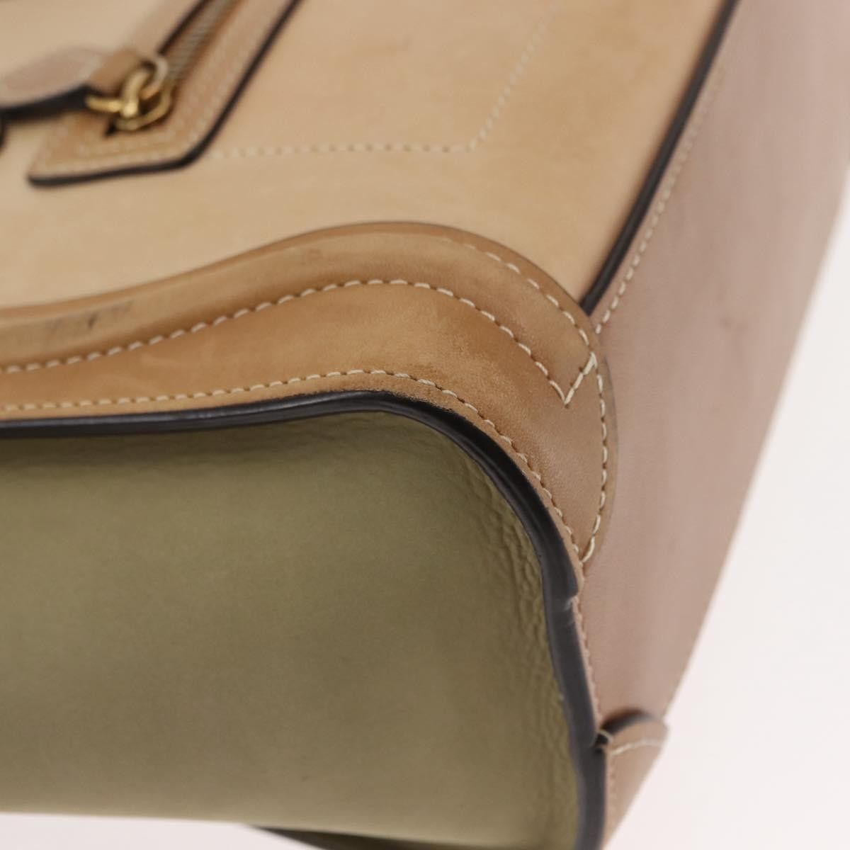 Celine Celine Tricolor Luggage Bag Leather Size ONE SIZE - 10 Thumbnail