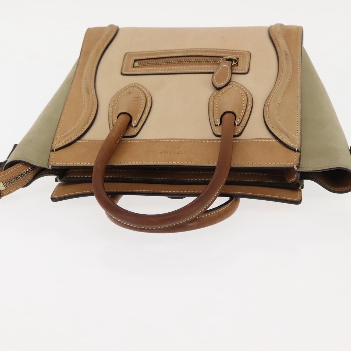 Celine Celine Tricolor Luggage Bag Leather Size ONE SIZE - 8 Thumbnail