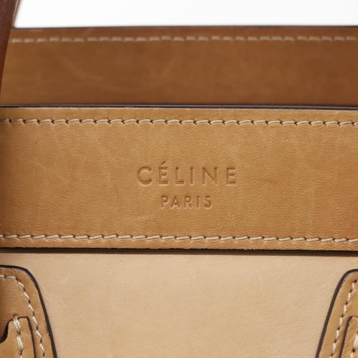 Celine Celine Tricolor Luggage Bag Leather Size ONE SIZE - 21 Thumbnail