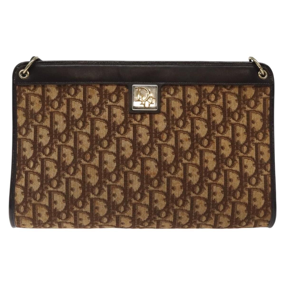 Dior Christian Dior Vintage Trotter Shoulder Bag Canvas Size ONE SIZE - 18 Thumbnail