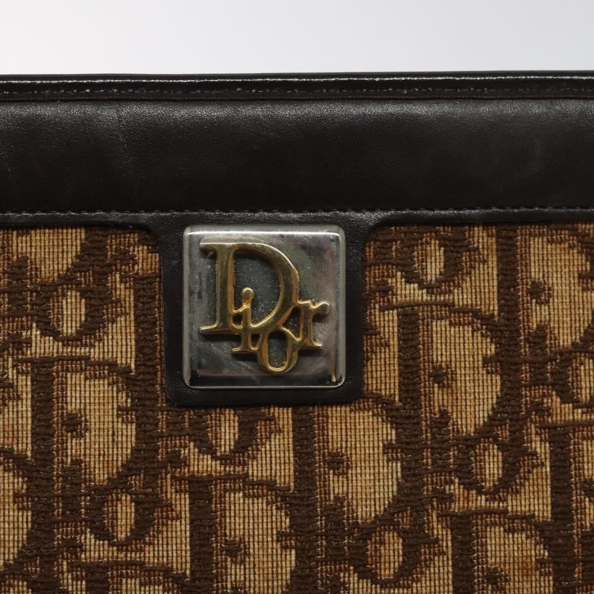 Dior Christian Dior Vintage Trotter Shoulder Bag Canvas Size ONE SIZE - 12 Thumbnail