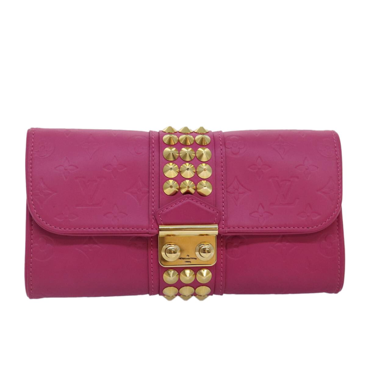 Louis Vuitton Louis Vuitton Courtney Clutch Embossed Leather Size ONE SIZE - 18 Thumbnail