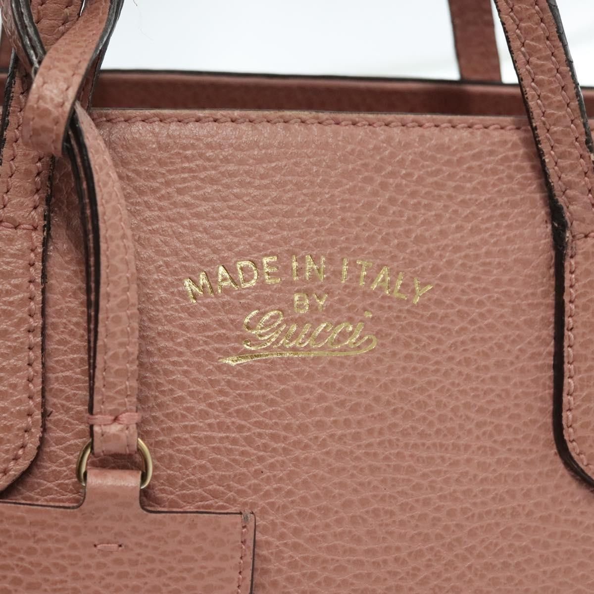 Gucci Gucci Swing Tote Leather Size ONE SIZE - 18 Thumbnail