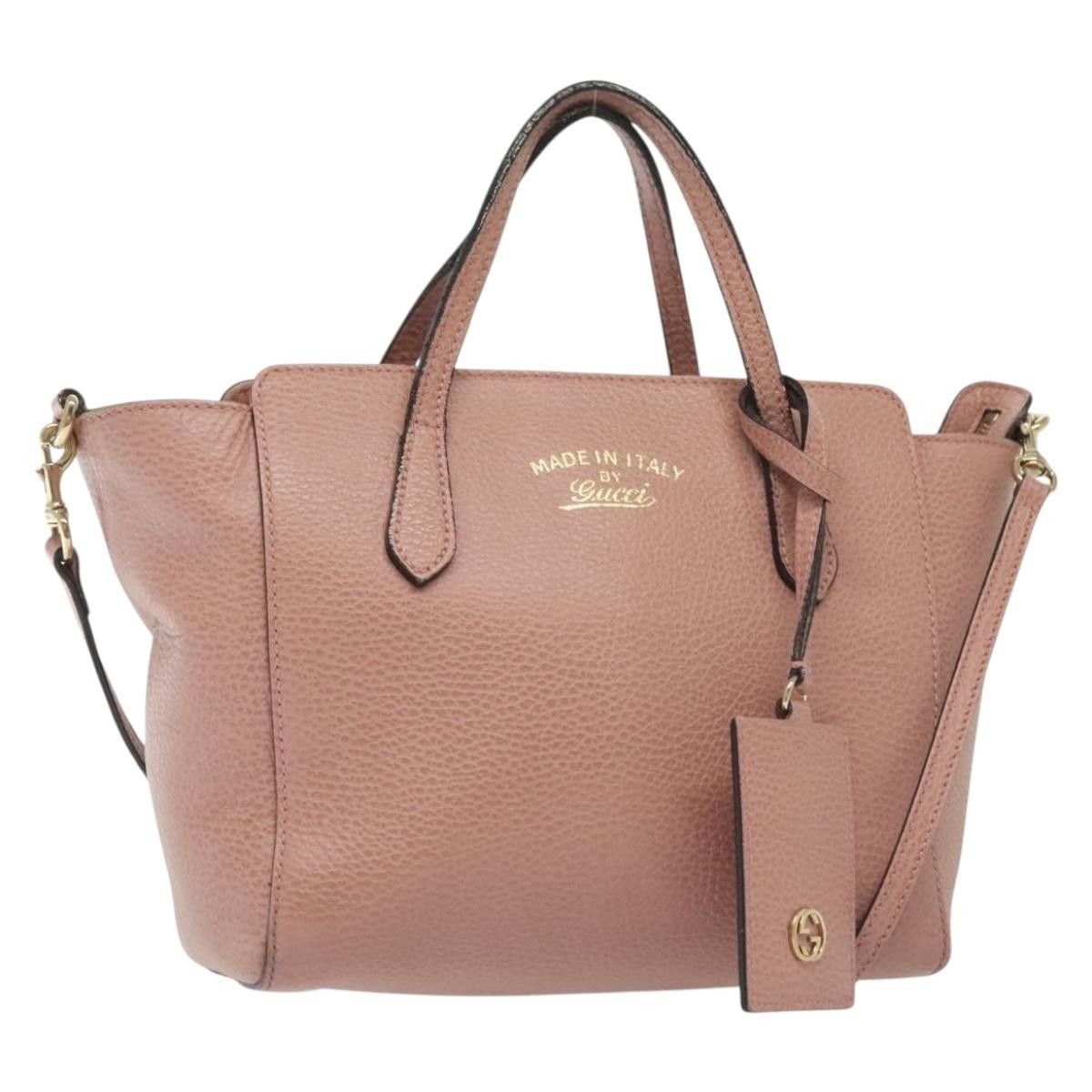 Gucci Gucci Swing Tote Leather Size ONE SIZE - 13 Thumbnail