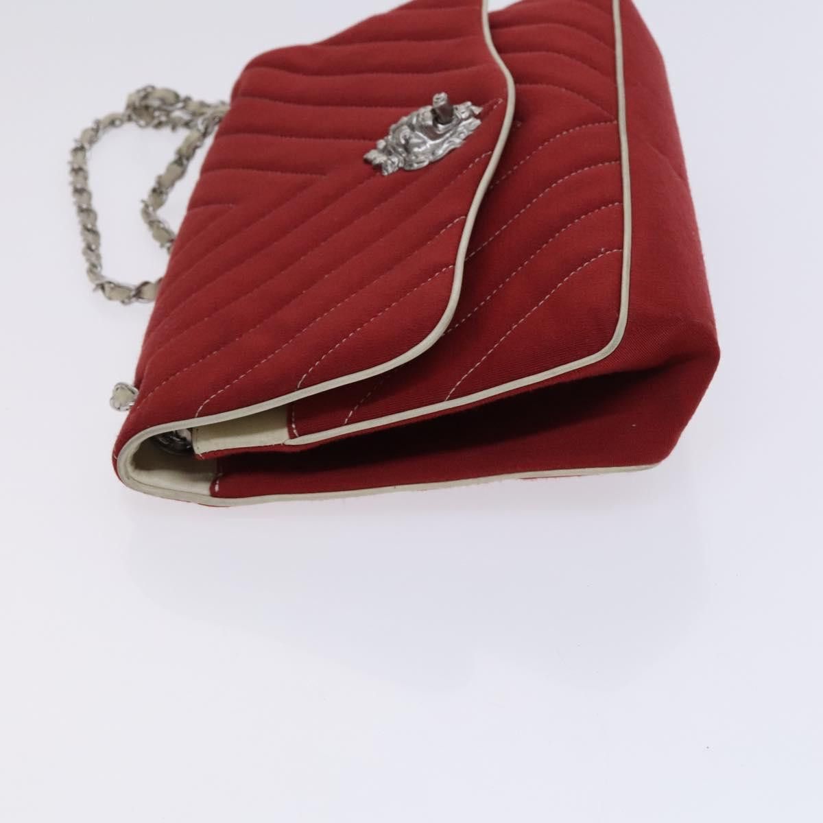 Chanel Chanel Chevron Quilted Leo Lion Single Flap Bag Jersey and leather Size ONE SIZE - 4 Thumbnail