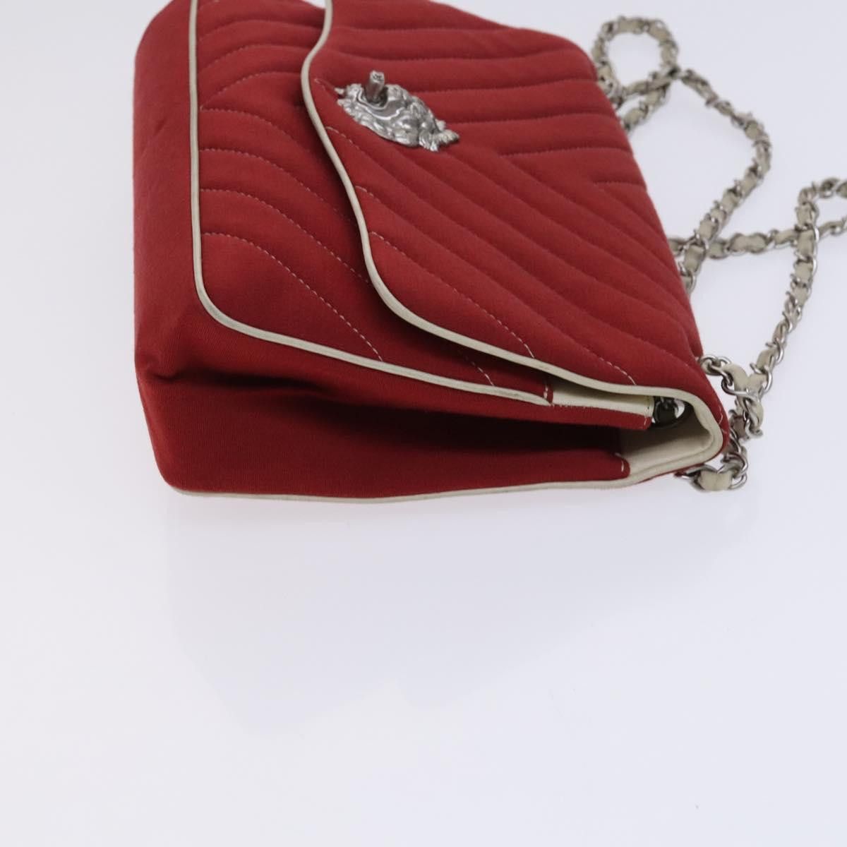 Chanel Chanel Chevron Quilted Leo Lion Single Flap Bag Jersey and leather Size ONE SIZE - 3 Thumbnail