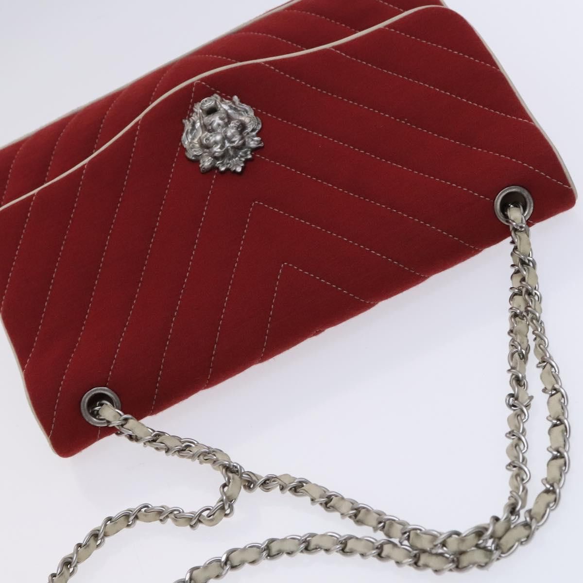 Chanel Chanel Chevron Quilted Leo Lion Single Flap Bag Jersey and leather Size ONE SIZE - 5 Thumbnail