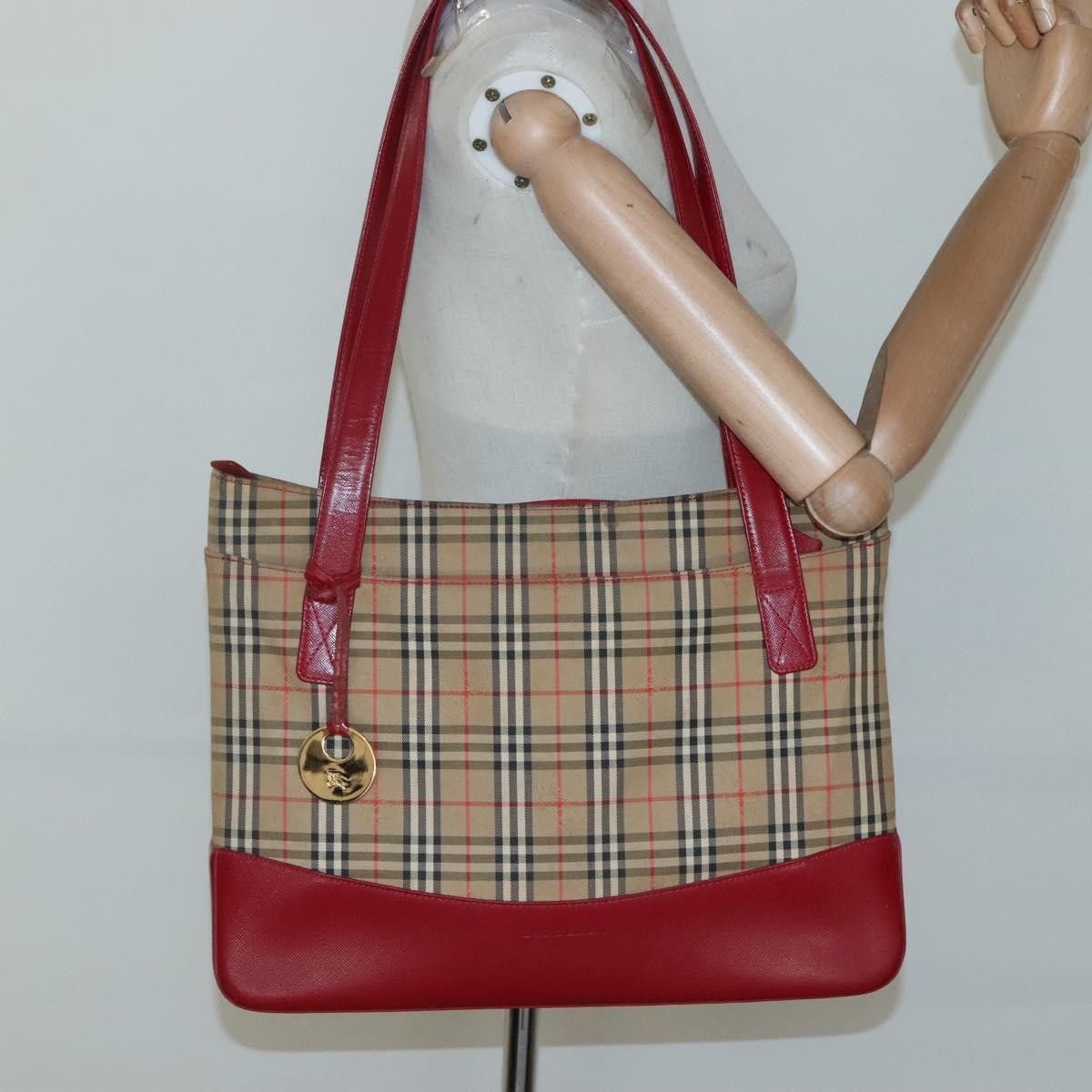Burberry Burberry Nova Check Tote canvas check pattern Size ONE SIZE - 13 Thumbnail