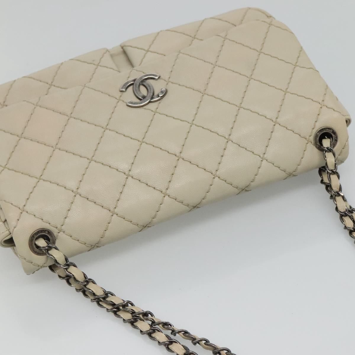 Chanel Chanel Natural Beauty Split Pocket Flap Bag Stitched Calfskin Size ONE SIZE - 15 Thumbnail