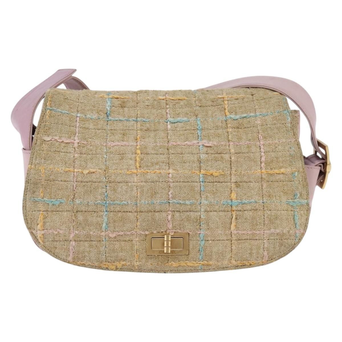 Chanel Chanel Chocolate Bar 2.55 Shoulder bag Tweed Size ONE SIZE - 18 Thumbnail