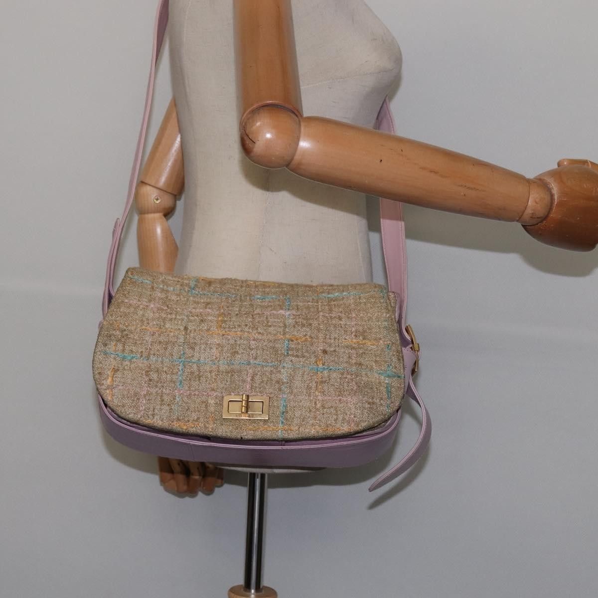 Chanel Chanel Chocolate Bar 2.55 Shoulder bag Tweed Size ONE SIZE - 14 Thumbnail