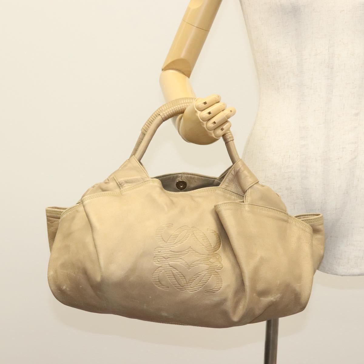 Loewe Loewe Anagram Logo Nappa Aire Hand Bag Leather Size ONE SIZE - 14 Thumbnail