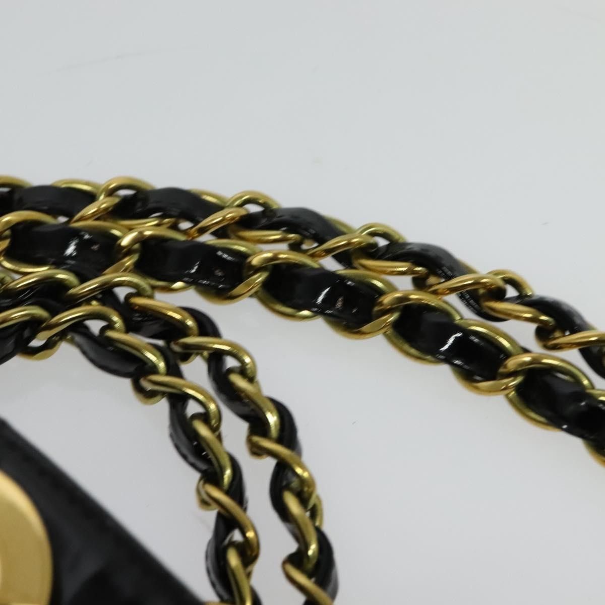 Chanel Chanel Vintage Chain Tote Quilted Patent Size ONE SIZE - 19 Thumbnail