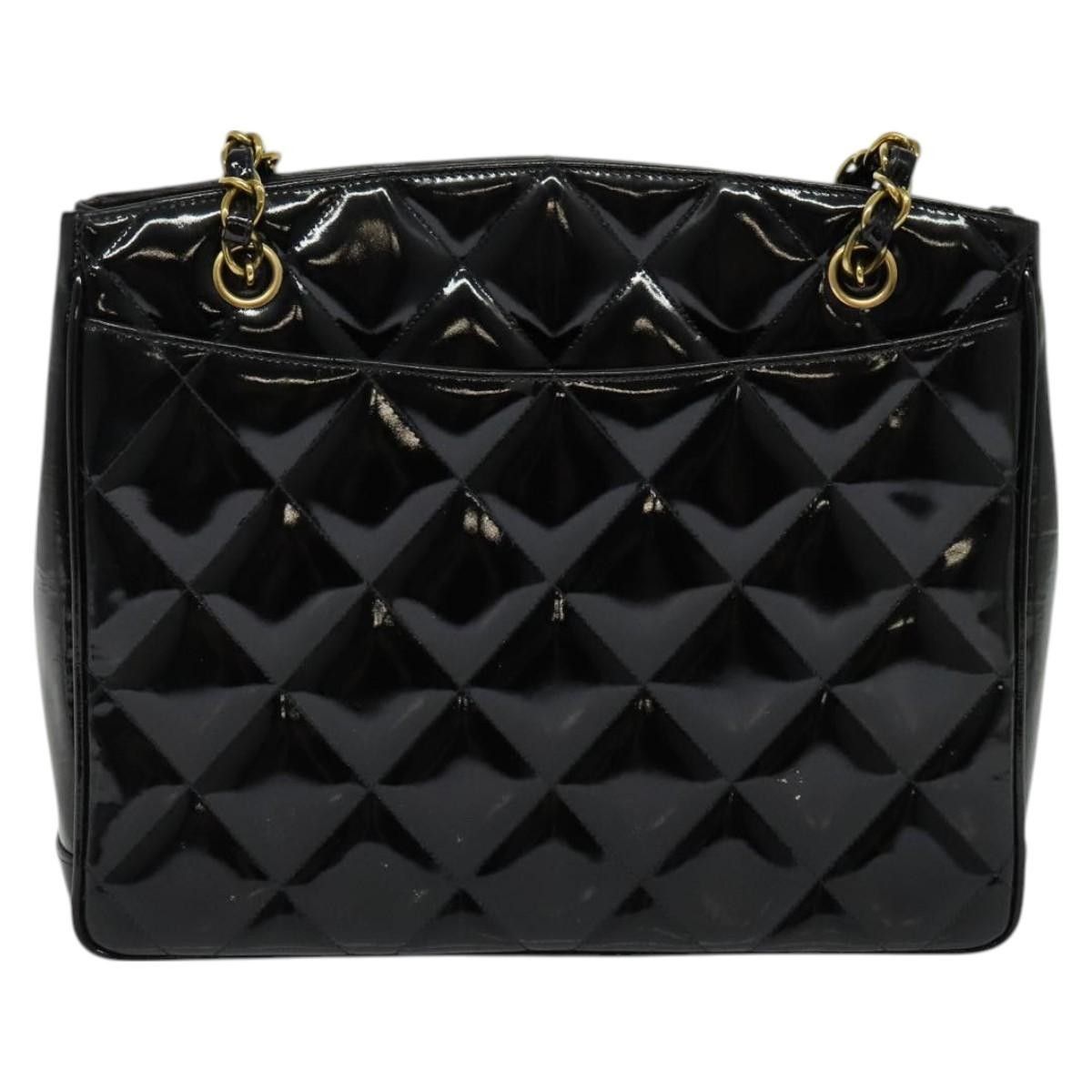 Chanel Chanel Vintage Chain Tote Quilted Patent Size ONE SIZE - 2 Thumbnail