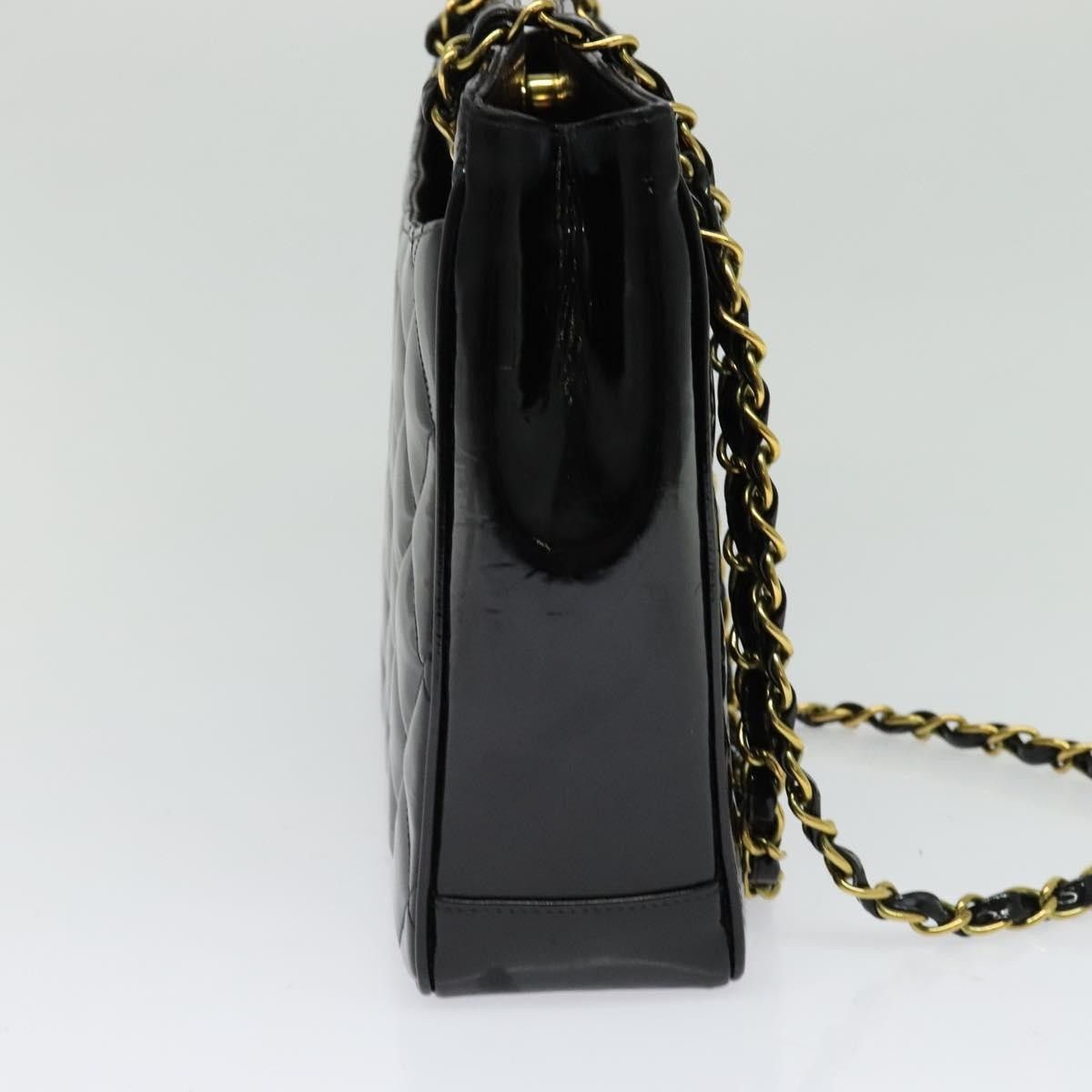 Chanel Chanel Vintage Chain Tote Quilted Patent Size ONE SIZE - 3 Thumbnail
