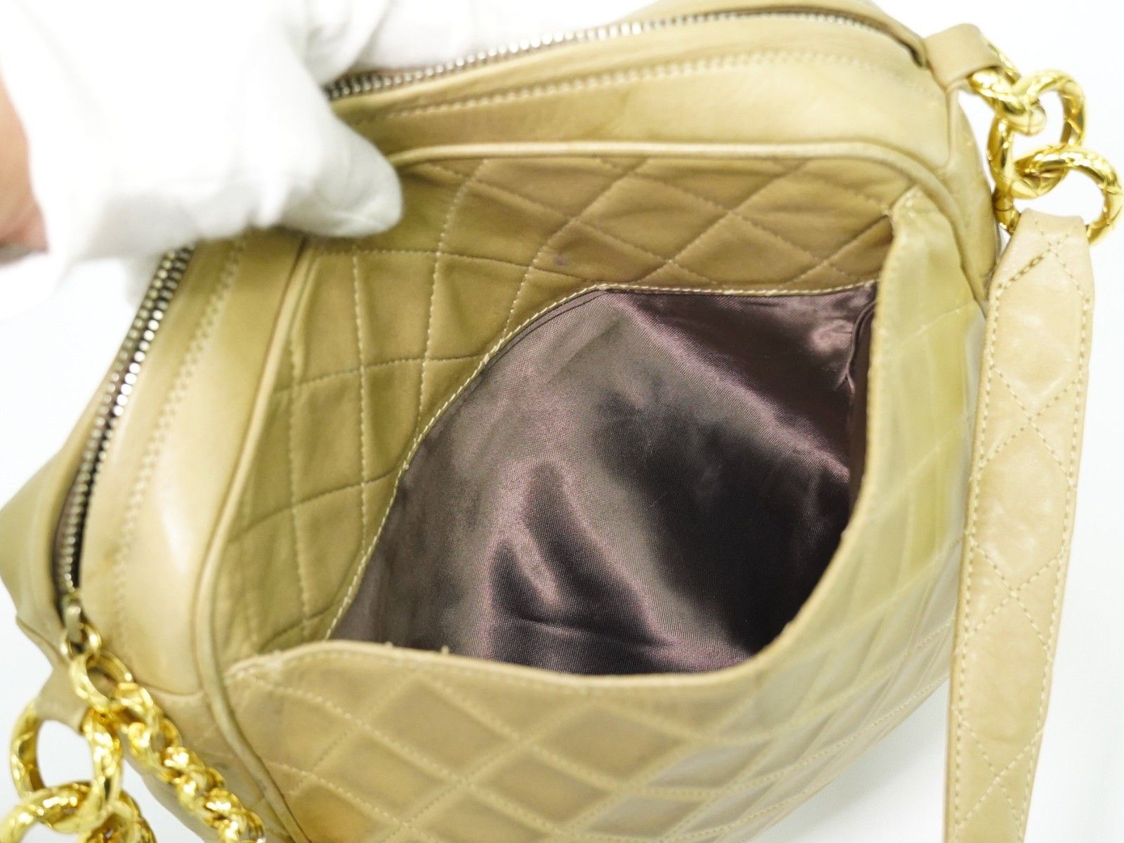 Chanel Chanel Vintage Camera bag Quilted Lambskin Size ONE SIZE - 19 Thumbnail
