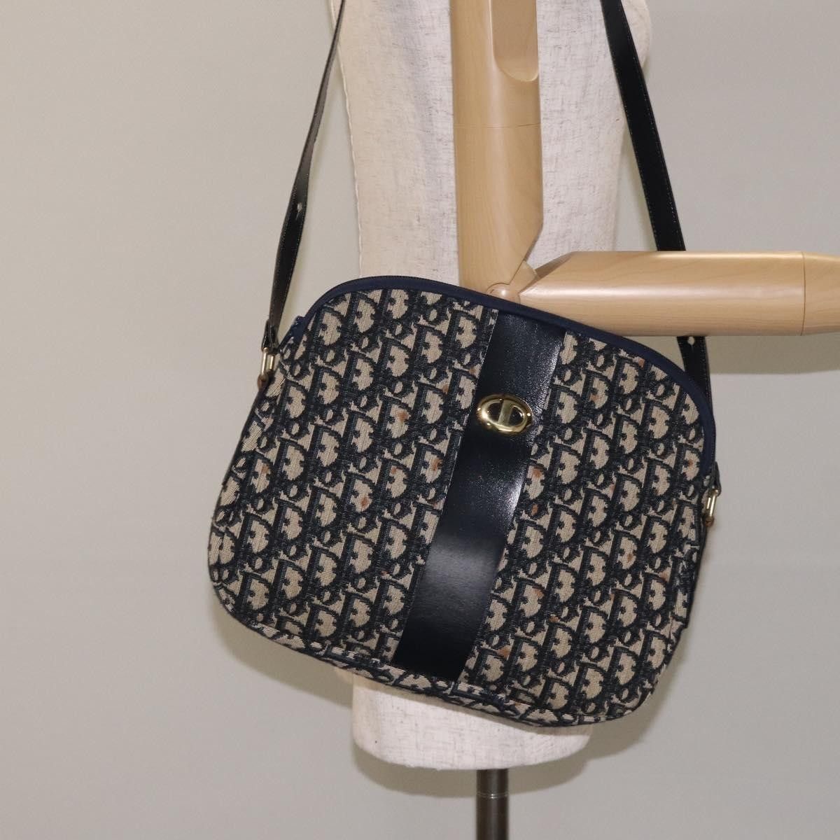 Dior Christian Dior Vintage Trotter Shoulder Bag Canvas Size ONE SIZE - 13 Thumbnail