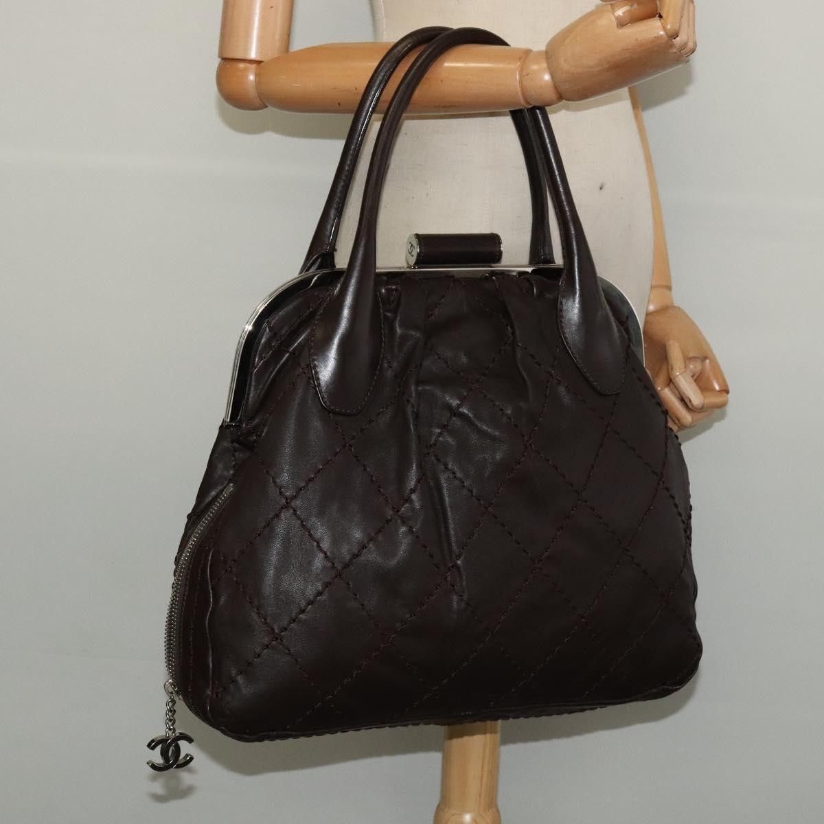 Chanel Chanel Expandable Zip Around Frame Bag Quilted Leather Size ONE SIZE - 15 Thumbnail