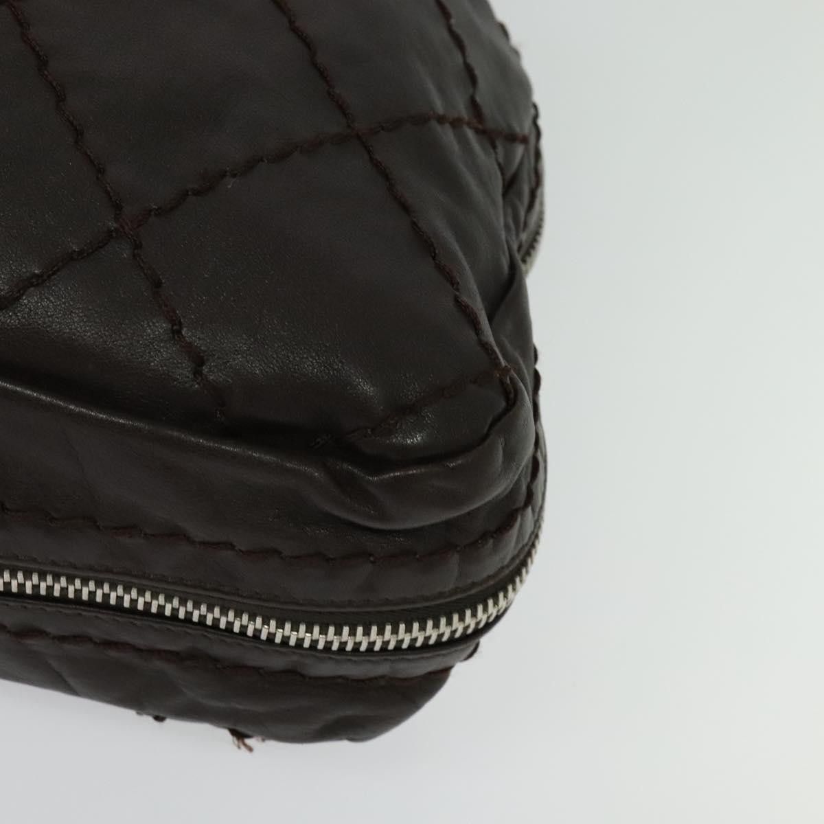 Chanel Chanel Expandable Zip Around Frame Bag Quilted Leather Size ONE SIZE - 11 Thumbnail
