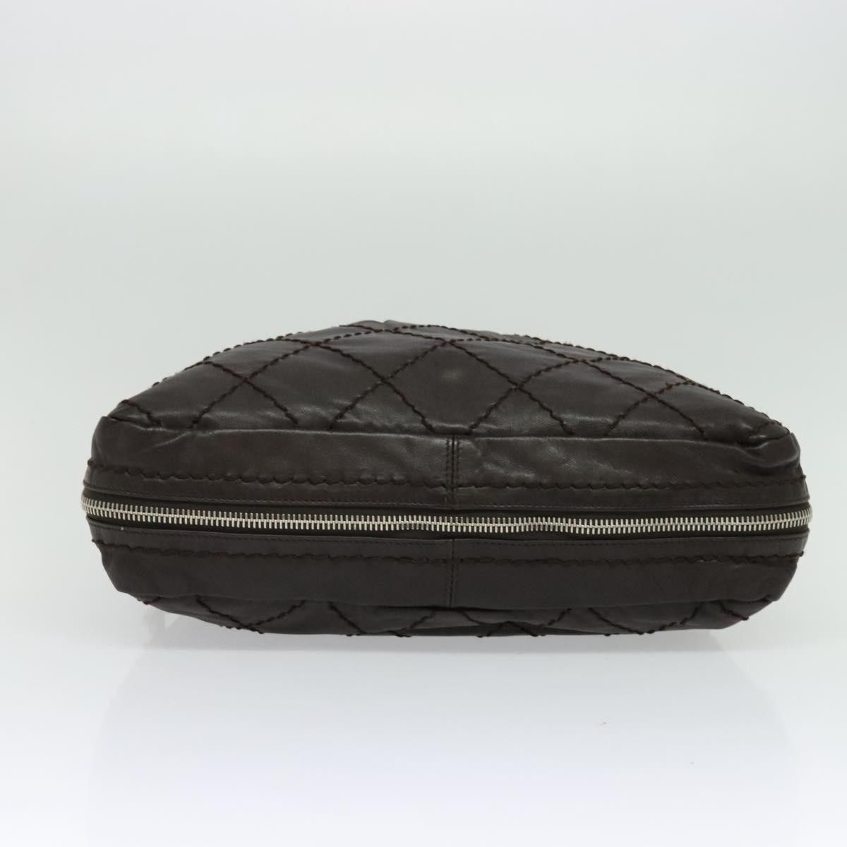 Chanel Chanel Expandable Zip Around Frame Bag Quilted Leather Size ONE SIZE - 16 Thumbnail