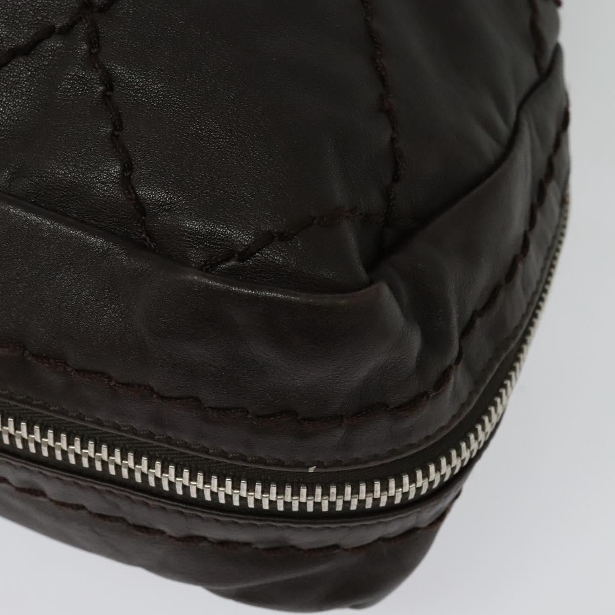 Chanel Chanel Expandable Zip Around Frame Bag Quilted Leather Size ONE SIZE - 9 Thumbnail