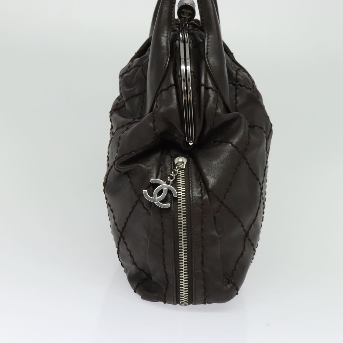 Chanel Chanel Expandable Zip Around Frame Bag Quilted Leather Size ONE SIZE - 3 Thumbnail