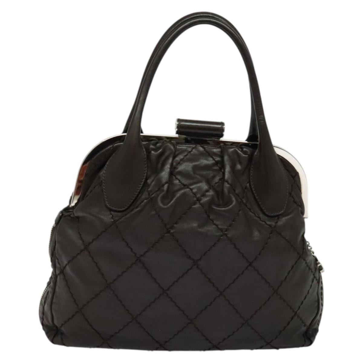 Chanel Chanel Expandable Zip Around Frame Bag Quilted Leather Size ONE SIZE - 2 Thumbnail